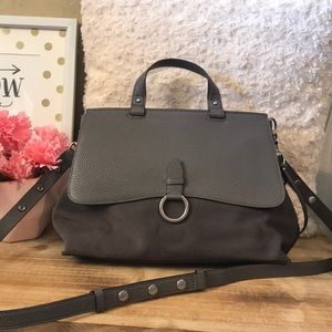 Rebecca Minkoff suede/leather satchel